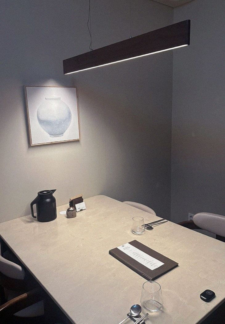 WOOARA Gwanghwamun · a private dining room — every table is a private room