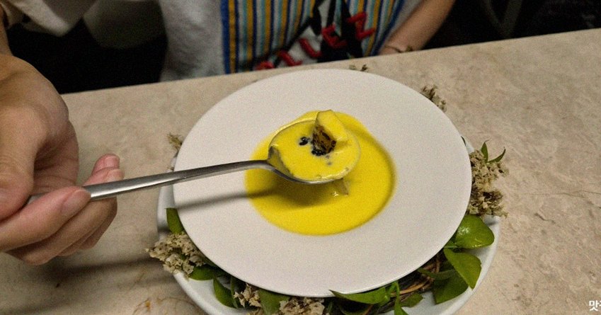 우아라 여의도점 · 여의도 룸식당 여의도 맛집 · 코스를 마무리하는 디저트