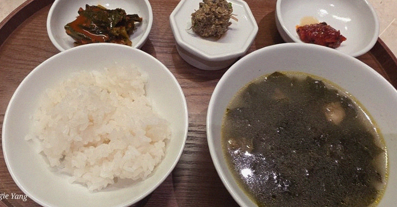 WOOARA Yeouido · the rice course with accompaniments