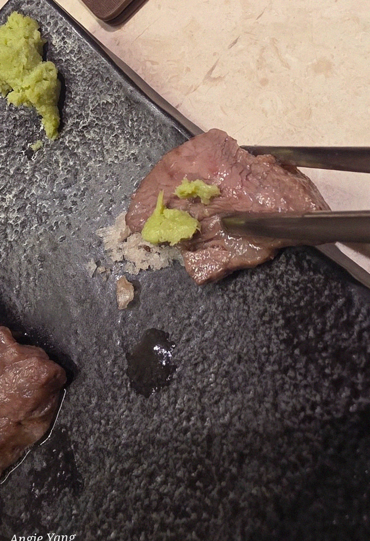 WOOARA Yeouido · Hanwoo beef grilling over binchotan charcoal
