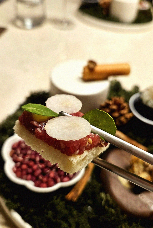 우아라 여의도점 · 여의도 룸식당 여의도 맛집 · 코스를 마무리하는 디저트
