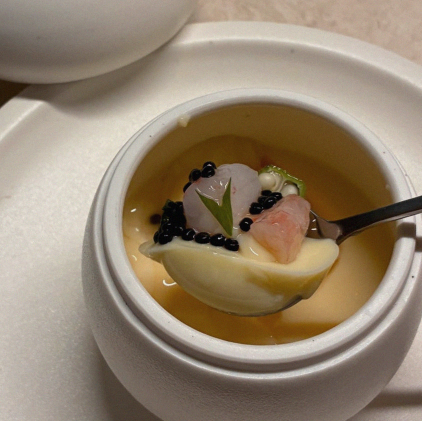 WOOARA Yeouido · a warm soup to finish the course