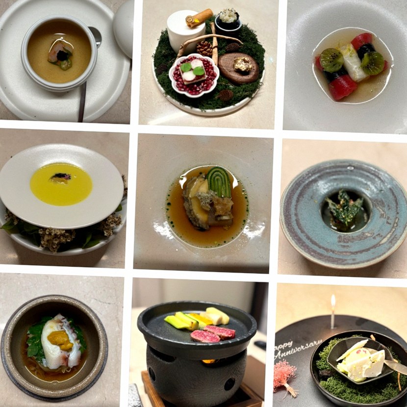 우아라 여의도점 · 여의도 맛집 더현대 맛집 · 정갈하게 차려진 반찬과 곁들임 찬