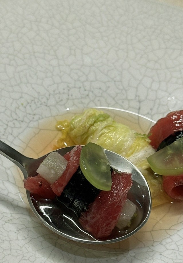 우아라 여의도점 · 여의도 룸식당 여의도 맛집 · 코스를 마무리하는 디저트