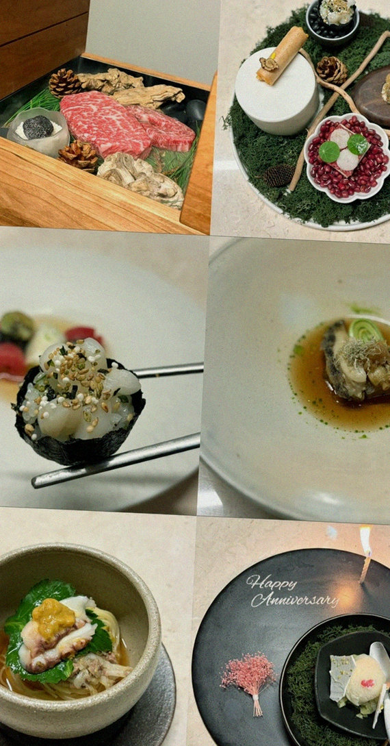 WOOARA Yeouido · 套餐中搭配的海鲜料理