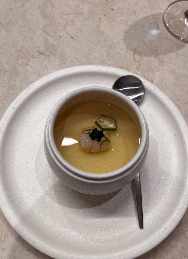 WOOARA Yeouido · a warm soup to finish the course