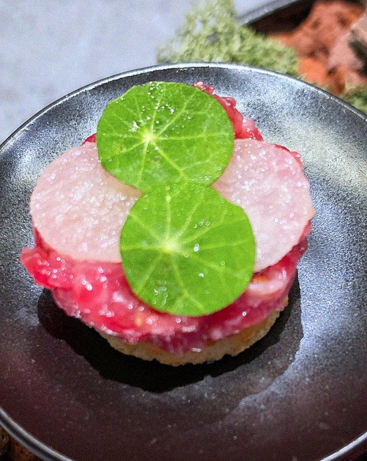 WOOHANA Jonggak · fresh Hanwoo beef tartare (yukhoe)