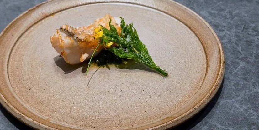 WOOHANA Jonggak · a plated course of Hanwoo beef
