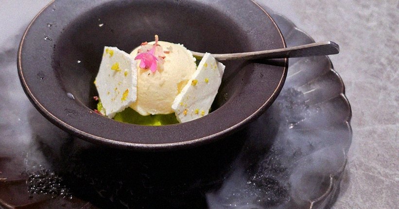 WOOHANA Jonggak · dessert to close the omakase