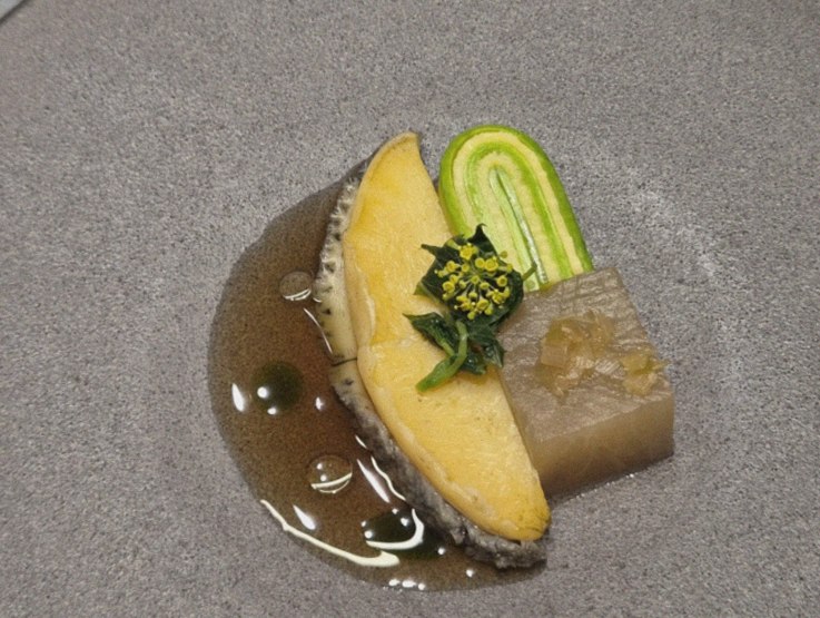 WOOHANA Jonggak · a plated course of Hanwoo beef