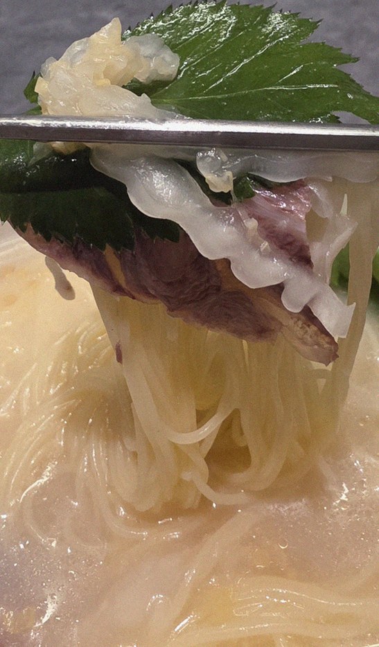 WOOHANA Yeouido · seafood course served alongside the beef