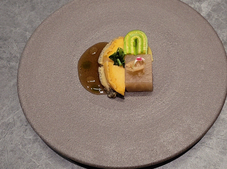 WOOHANA Yeouido · a plated course of Hanwoo beef