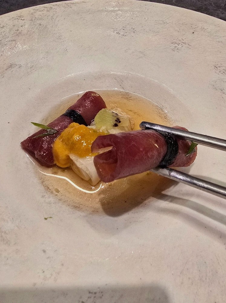 WOOHANA Yeouido · fresh Hanwoo beef tartare (yukhoe)