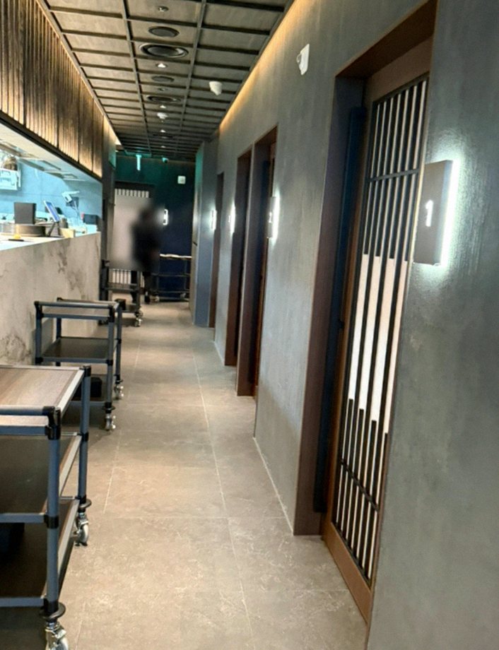 WOOHANA Yeouido · a private dining room — every table is a private room