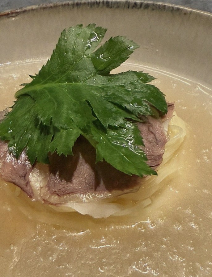 WOOHANA Yeouido · a warm soup to finish the course