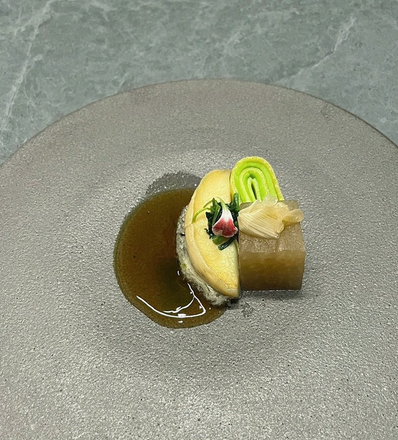 WOOHANA Yeouido · a plated course of Hanwoo beef