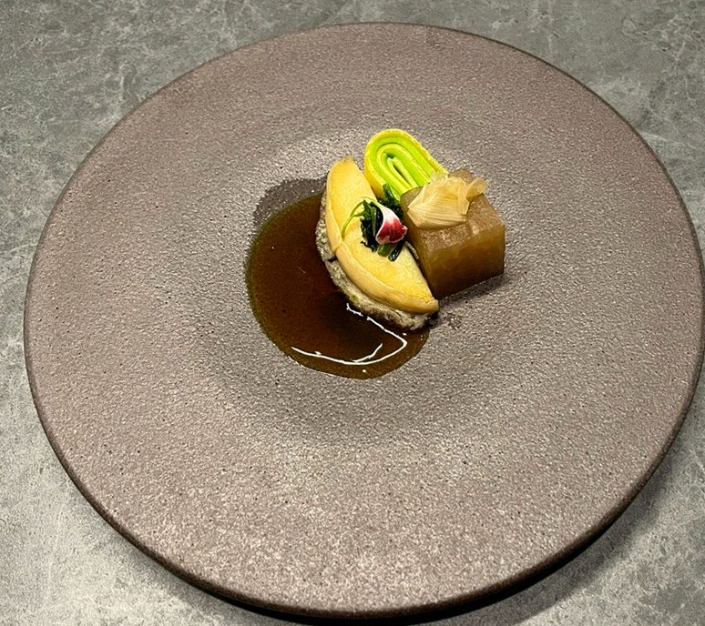 WOOHANA Yeouido · a plated course of Hanwoo beef