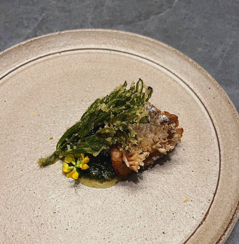 WOOHANA Yeouido · a plated course of Hanwoo beef