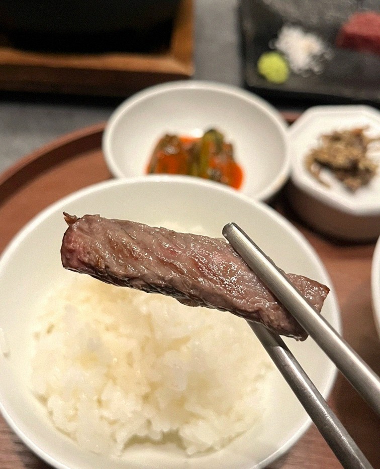 WOOHANA Yeouido · the rice course with accompaniments