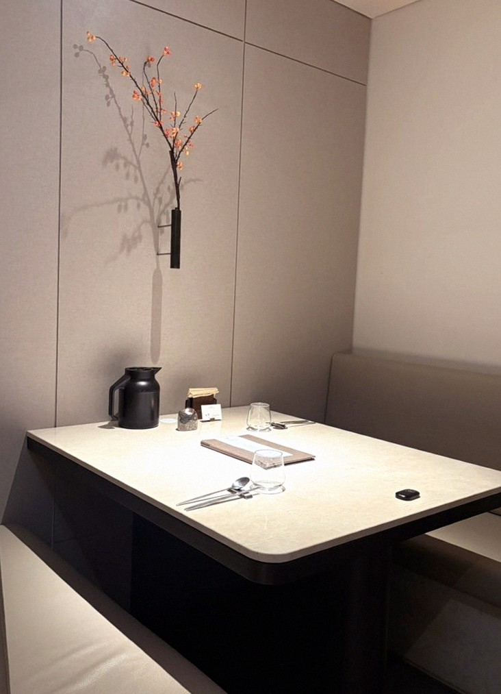 WOOARA Gwanghwamun · a private dining room — every table is a private room