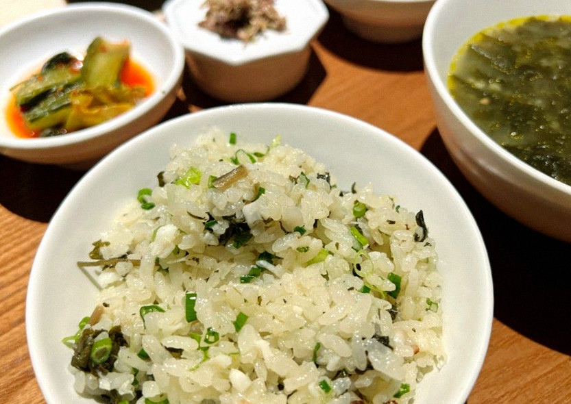 WOOARA Gwanghwamun · the rice course with accompaniments
