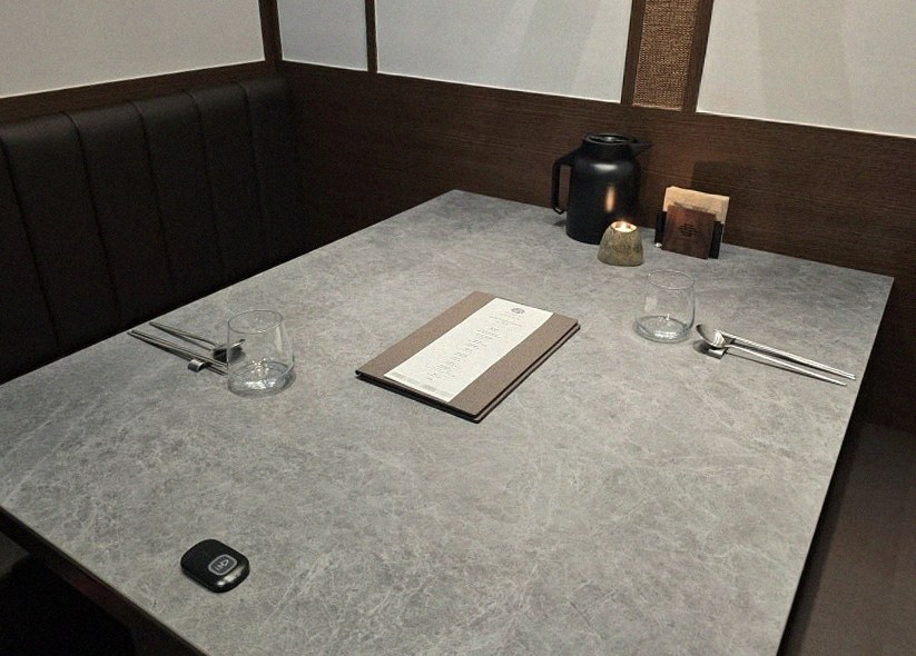 WOOHANA Yeouido · a private dining room — every table is a private room
