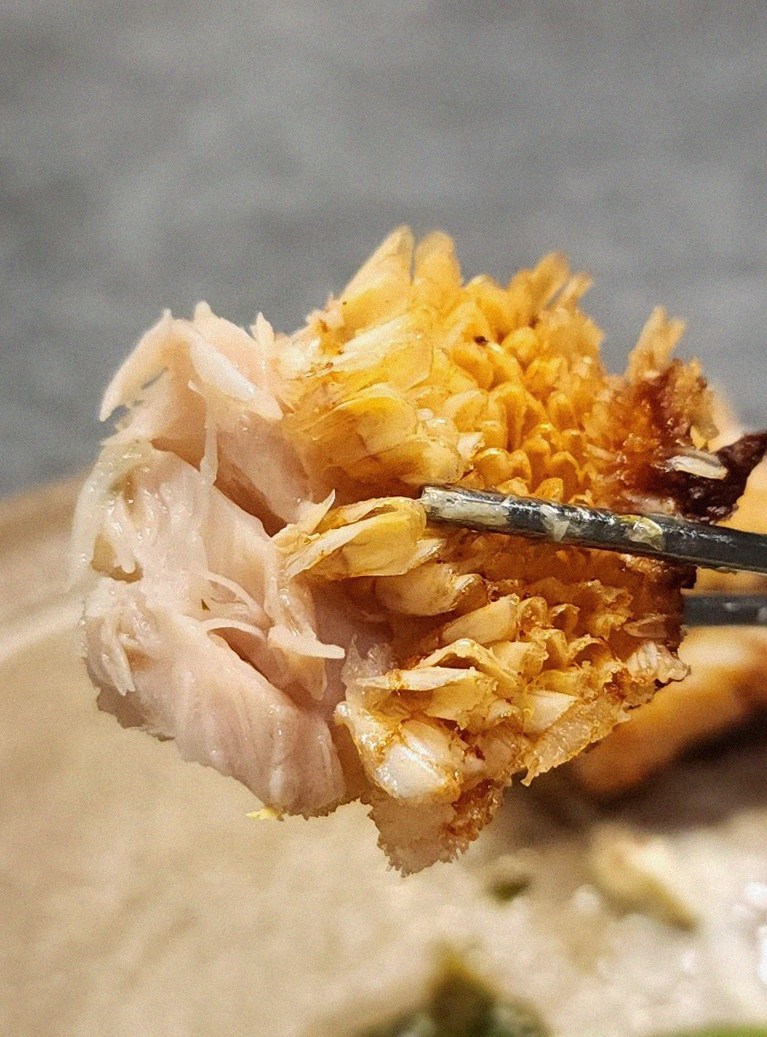 WOOHANA Yeouido · seafood course served alongside the beef