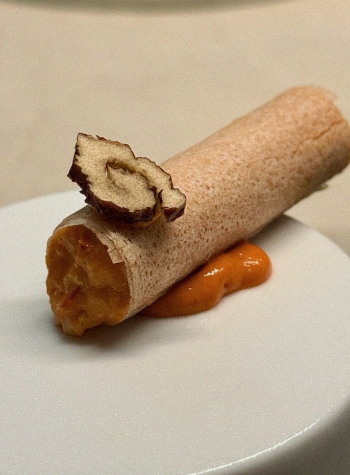 WOOARA Yeouido · a plated course of Hanwoo beef