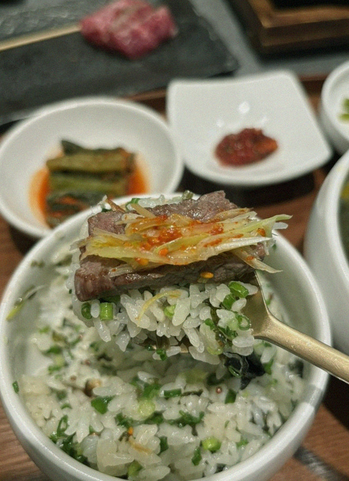 GOWOOGA Gangnam·Yeoksam · the rice course with accompaniments