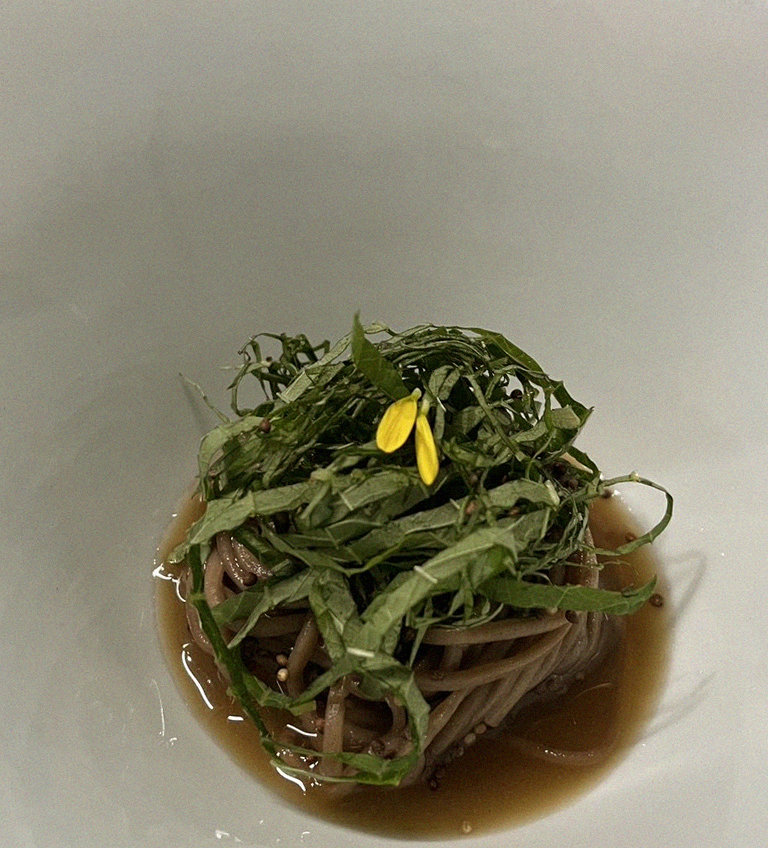 DAEBOJUNG Yeouido · a plated course of Hanwoo beef