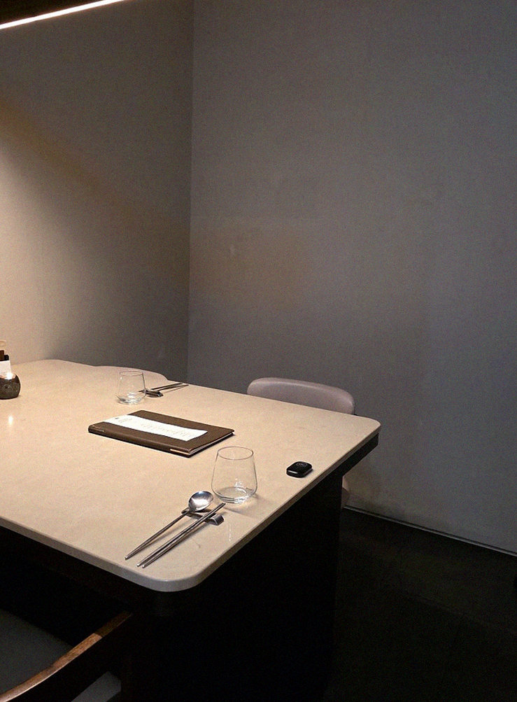 WOOARA Gwanghwamun · a private dining room — every table is a private room