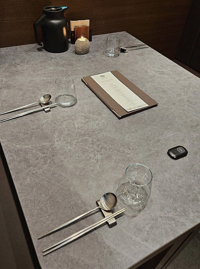 WOOHANA Jonggak · the full Hanwoo omakase table