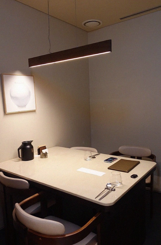 WOOARA Gwanghwamun · a private dining room — every table is a private room