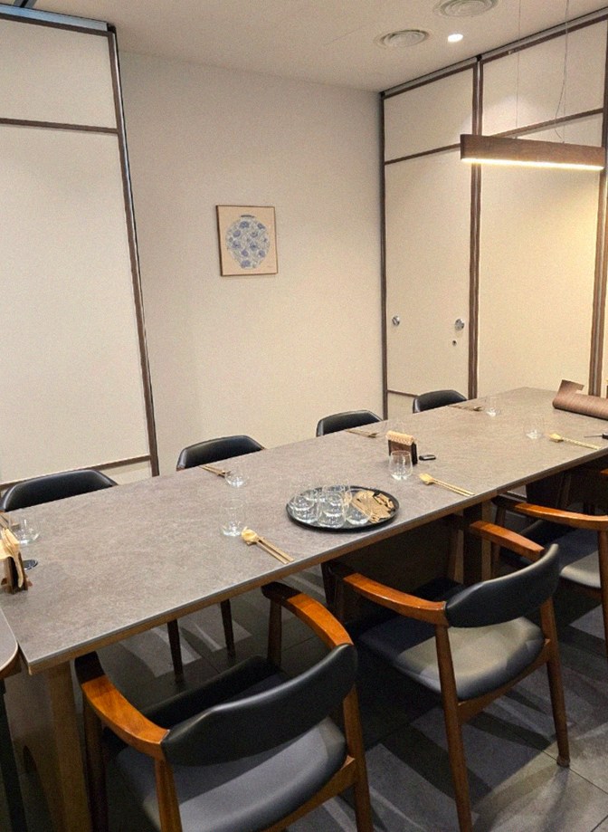 GOWOOGA Yeouido · a private dining room — every table is a private room