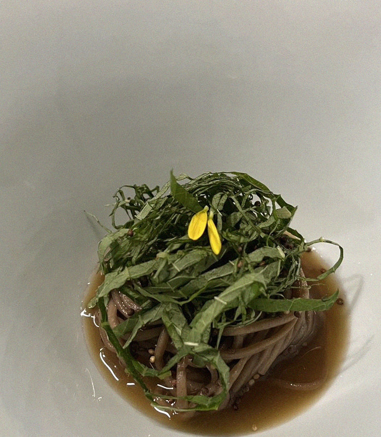 DAEBOJUNG Yeouido · a plated course of Hanwoo beef
