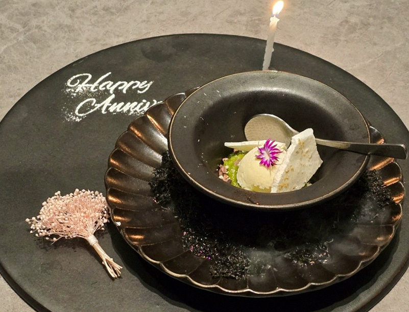 WOOHANA Jonggak · dessert to close the omakase