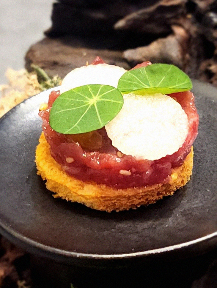 WOOHANA Jonggak · fresh Hanwoo beef tartare (yukhoe)