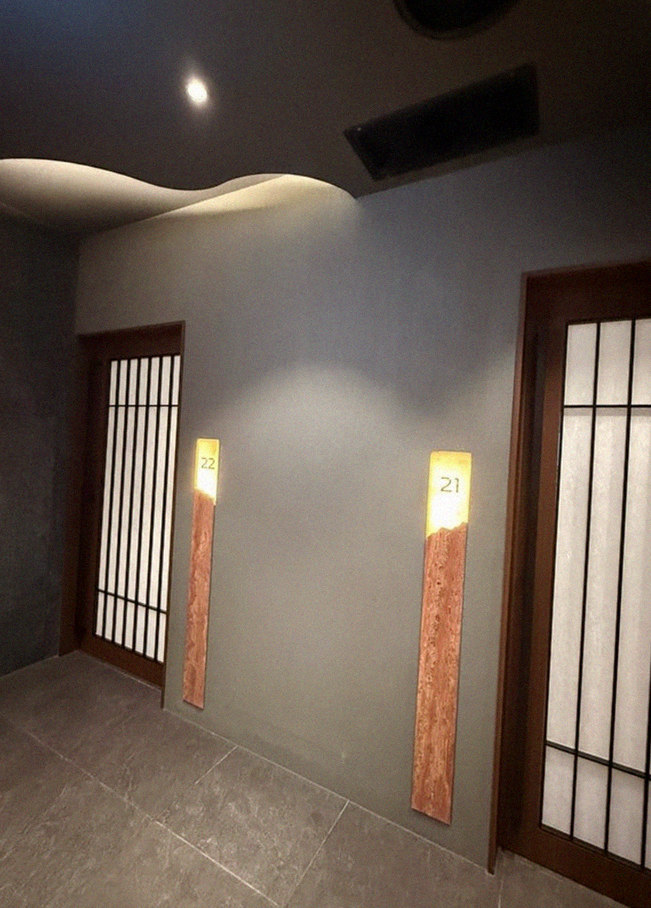 WOOHANA Jonggak · a private dining room — every table is a private room