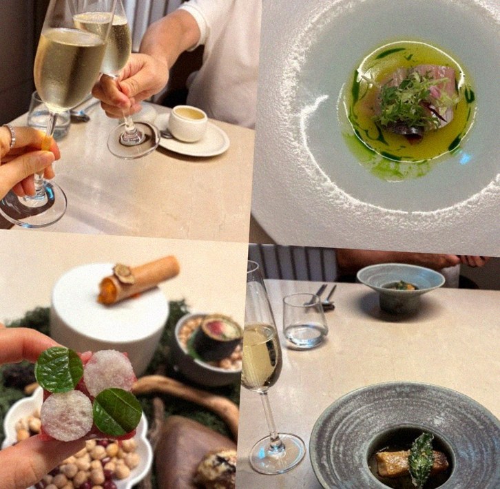 WOOARA Yeouido · a plated course of Hanwoo beef