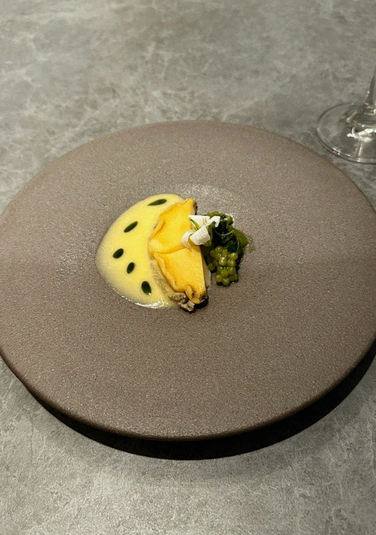 WOOHANA Yeouido · a plated course of Hanwoo beef