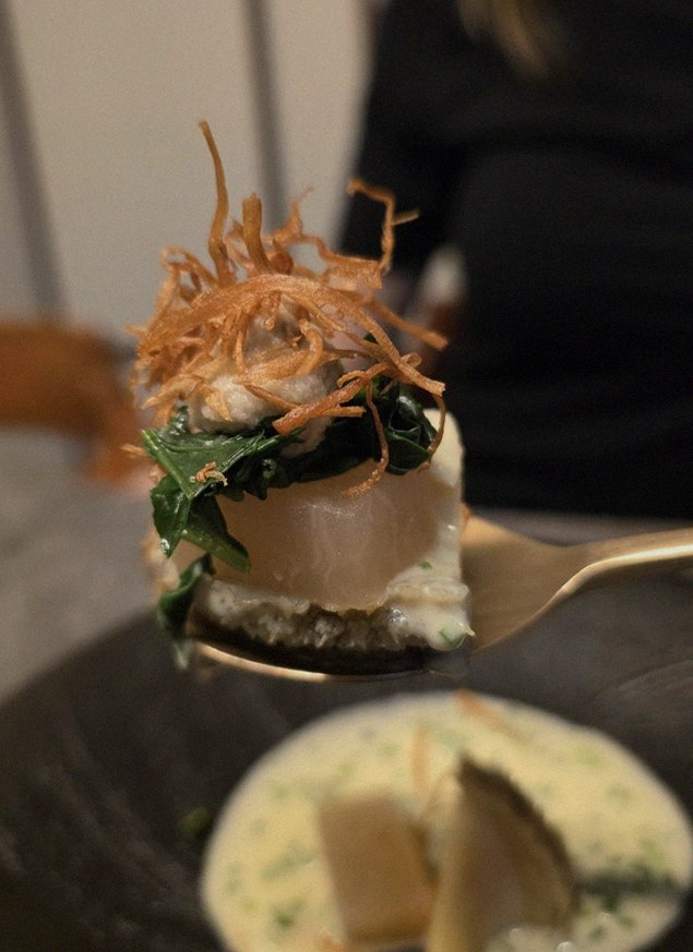 GOWOOGA Yeouido · a plated course of Hanwoo beef