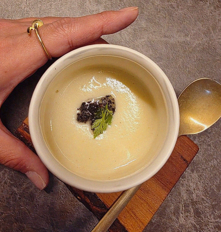 GOWOOGA Yeouido · a warm soup to finish the course