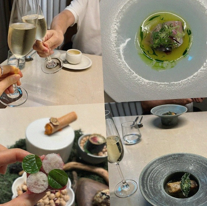 WOOARA Gwanghwamun · a plated course of Hanwoo beef