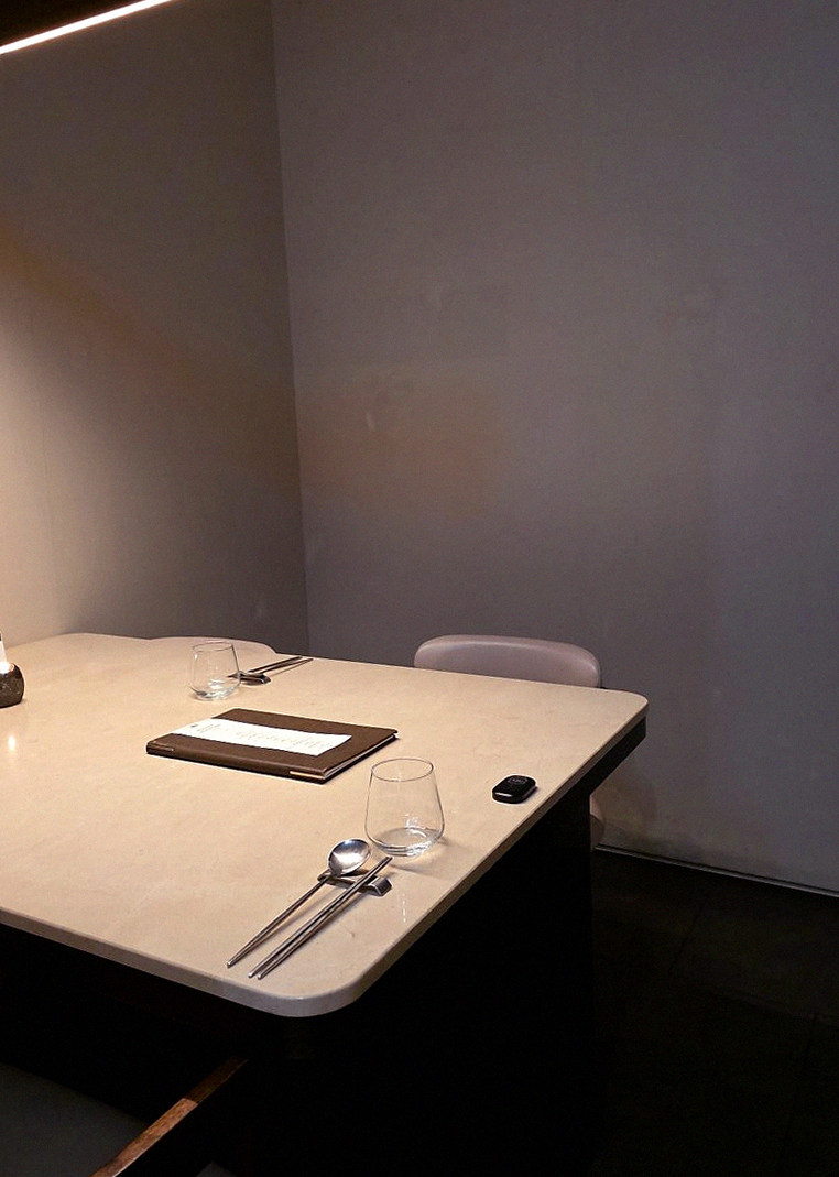 WOOARA Gwanghwamun · a private dining room — every table is a private room