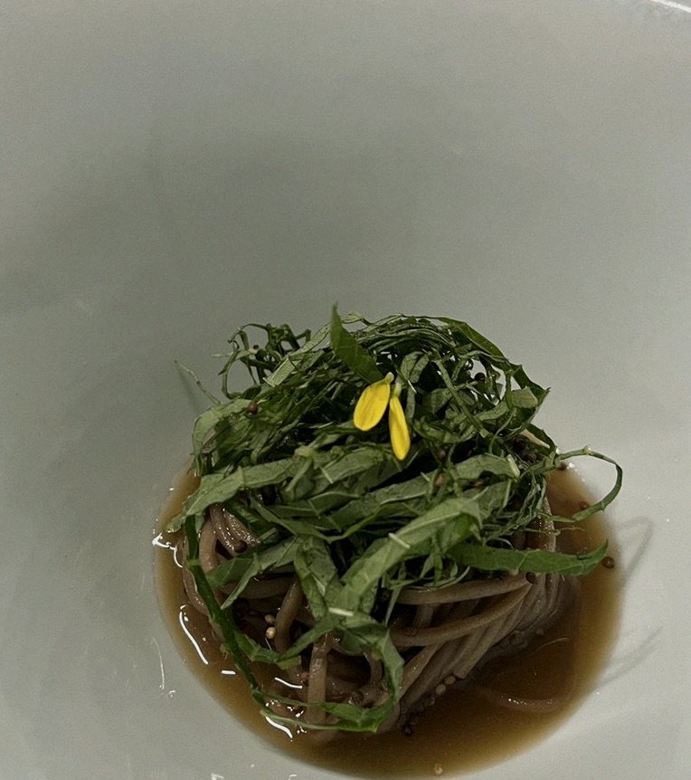 DAEBOJUNG Yeouido · a plated course of Hanwoo beef