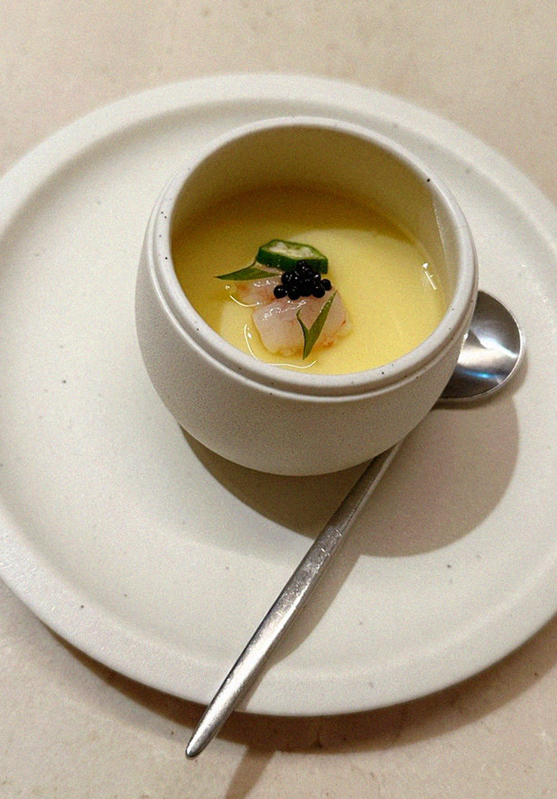 WOOARA Yeouido · a warm soup to finish the course