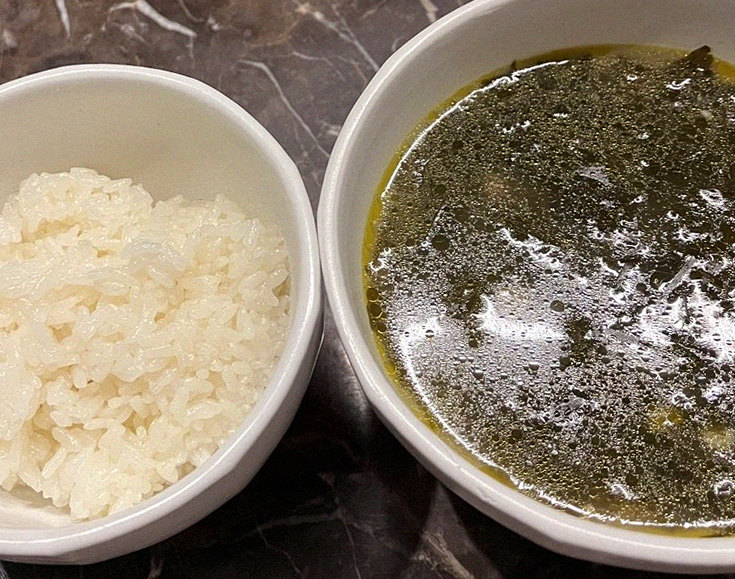 DAEBOJUNG City Hall · the rice course with accompaniments