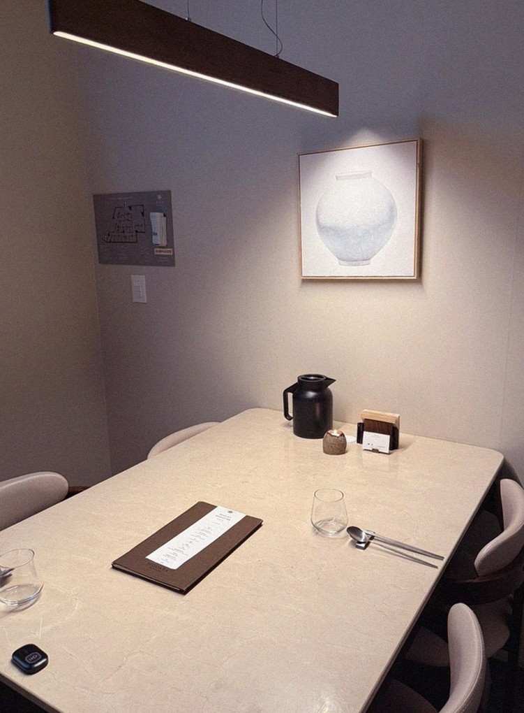 WOOARA Gwanghwamun · a private dining room — every table is a private room