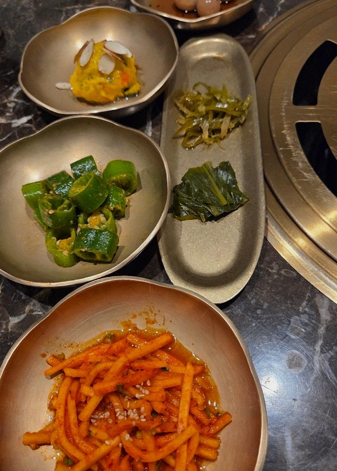DAEBOJUNG City Hall · assorted Korean side dishes (banchan)