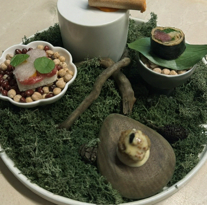 우아라 여의도점 · 63빌딩 근처 맛집 · 코스에 곁들여지는 해산물 요리